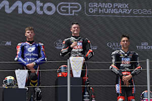 Das Moto2-Podest beim Ungarn-GP