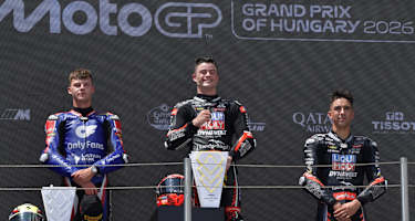 Das Moto2-Podest beim Ungarn-GP