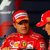 Rubens Barrichello mit Michael Schumacher