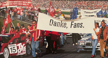 Abschied von den Fans: Der letzte Aufmarsch in Hockenheim am 13.10.1996