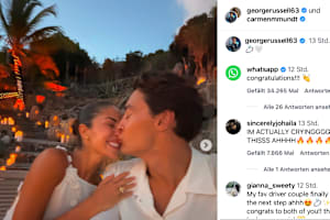 Carmen Montero Mundt und George Russell sind verlobt