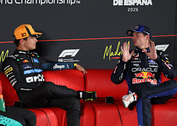 Lando Norris und Max Verstappen