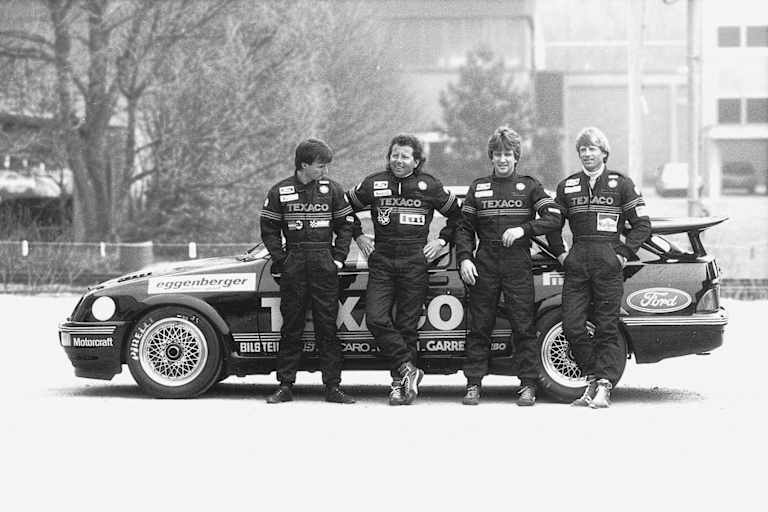 Das legendäre Ford WM-Quartett 1987: Soper, Ludwig, Niedzwiedz, Dieudonne 