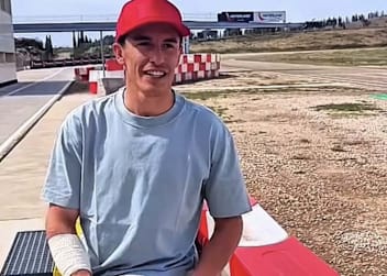 Marc Marquez mit Verband