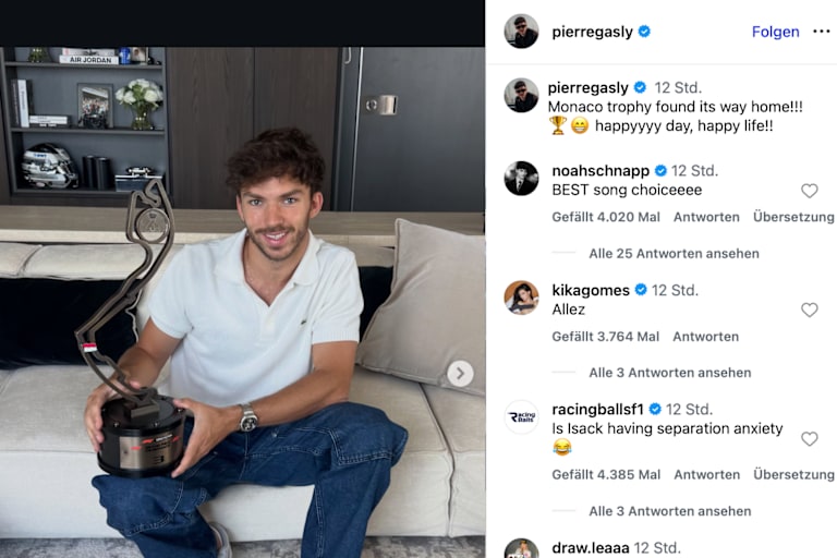 Pierre Gasly, Dritter des Monaco-GP 2026