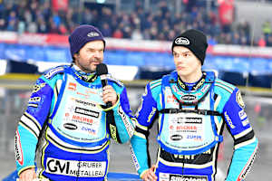 Die italienische Nationalmannschaft: Günther (li.) und Luca Bauer