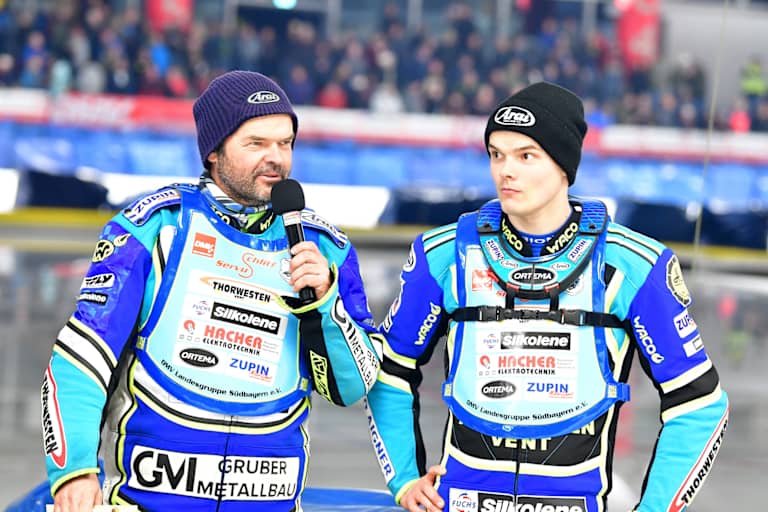 Die italienische Nationalmannschaft: Günther (li.) und Luca Bauer