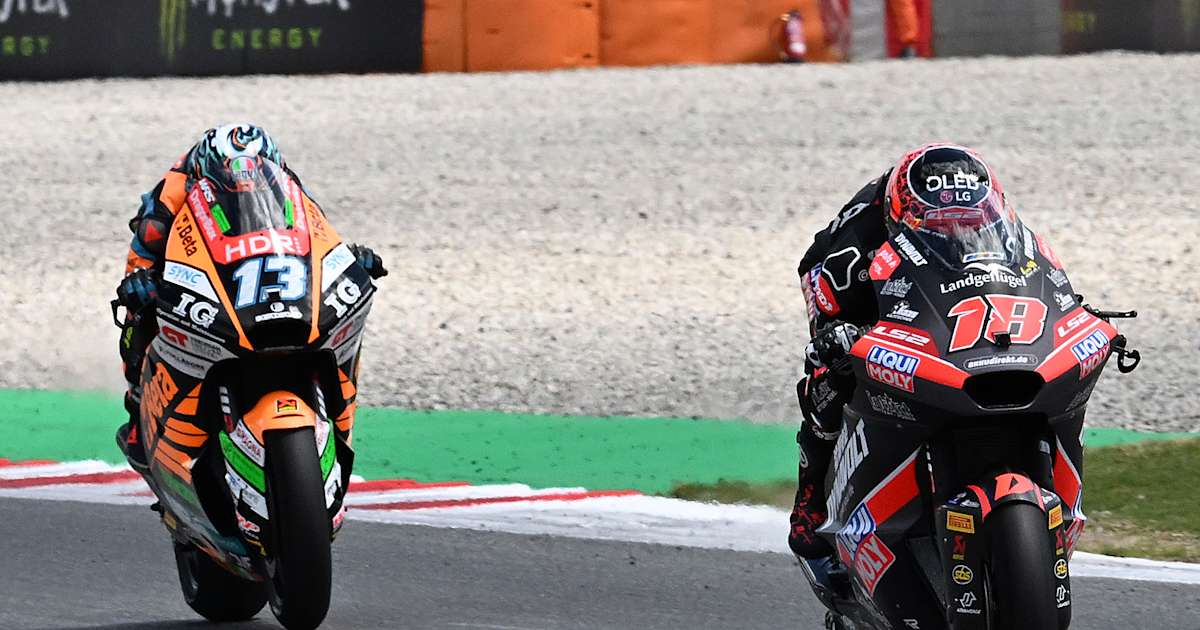 Moto2, Catalunya: Gonzalez siegt nach enger Schlussphase; Veijer crasht