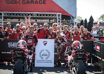 Aruba.it Ducati feiert den Gewinn von Team- und Herstellerwertung