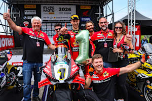 Parade vom Team Triple M Ducati Frankfurt