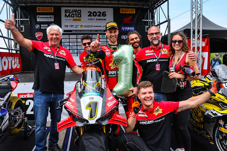 Parade vom Team Triple M Ducati Frankfurt
