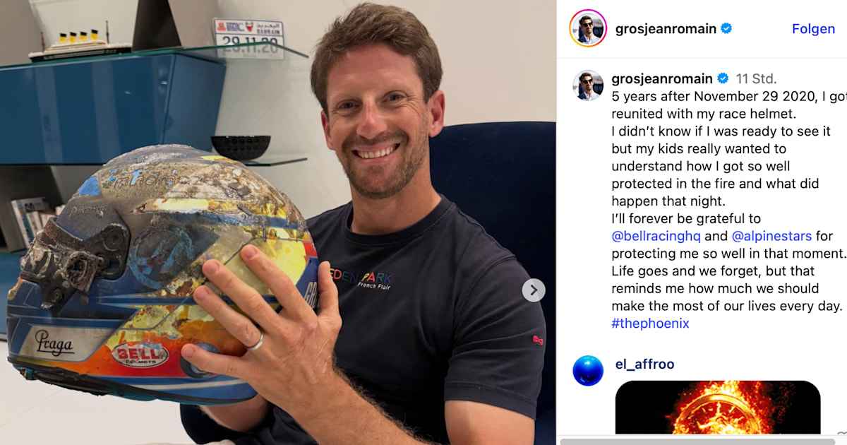 Romain-Grosjean-5-Jahre-nach-Feuerunfall-ist-Helm-zur-ck