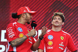 Lewis Hamilton und Charles Leclerc