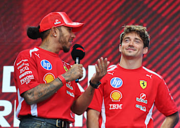 Lewis Hamilton und Charles Leclerc