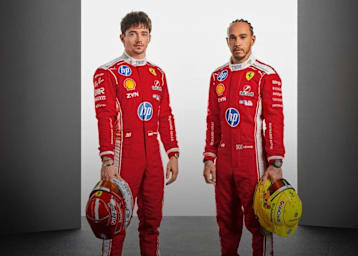 Charles Leclerc und Lewis Hamilton