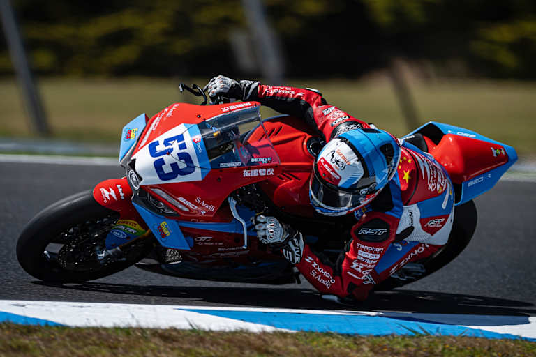 Valentin Debise bewies das Potenzial der ZXMoto 