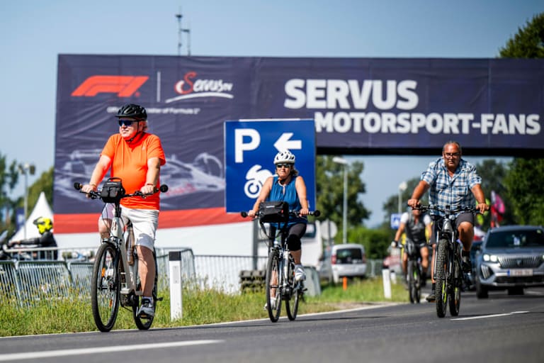 Auch die Anreise mit dem Fahrrad hat ihre Vorzüge