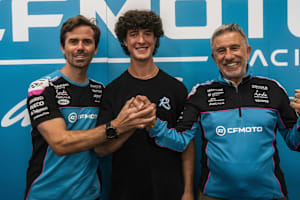 Nico Terol, Celestino Vietti und Jorge Martinez (v.l.)