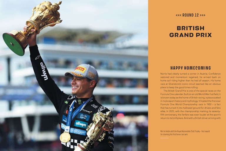 Ein stolzer Moment: Sieg beim Heim-GP in Silverstone