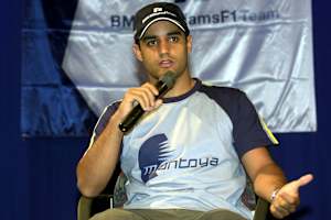 Juan Pablo Montoya 2001 als Pilot von Williams