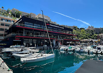 Port Hercules und Paddock Club vorm F1-Rennen in Monaco