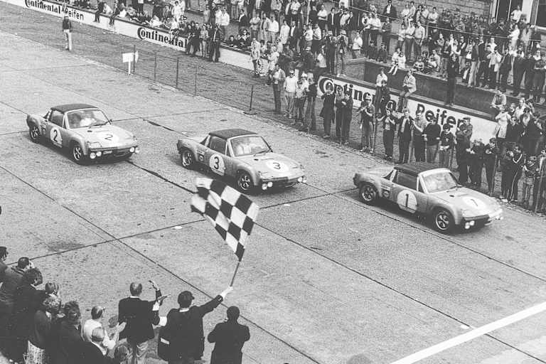 Marathon de la Route 1970: Porsche 914-Dreifachsieg, Steckkönig in der 2