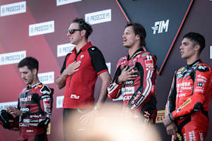 Ducati gewann die Herstellerwertung fünfmal in Folge