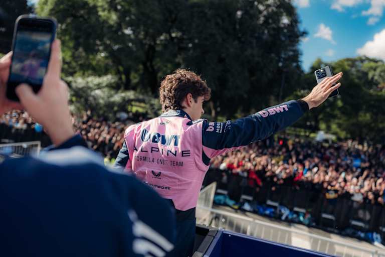 Zahlreiche Fans nutzten die Chance, den Lokalmatador in Aktion zu erleben