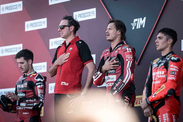 Ducati gewann die Herstellerwertung fünfmal in Folge