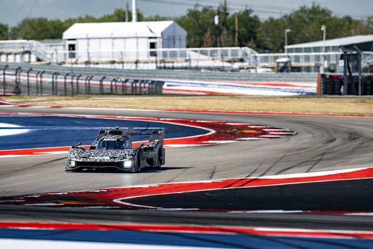 Der 2027er Ferrari für die FIA WEC beim Test in Austin