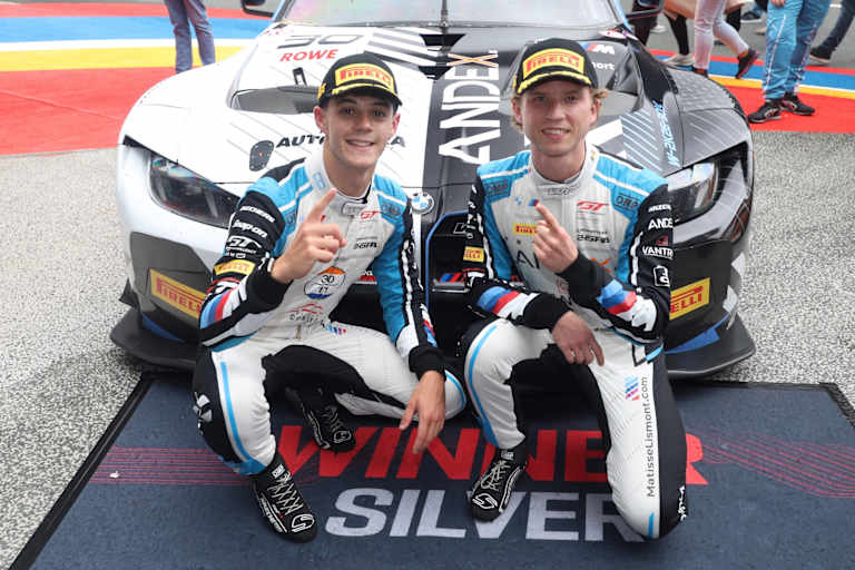 Ignacio Montenegro und Matisse Lismont nach ihrem Sieg in Zandvoort