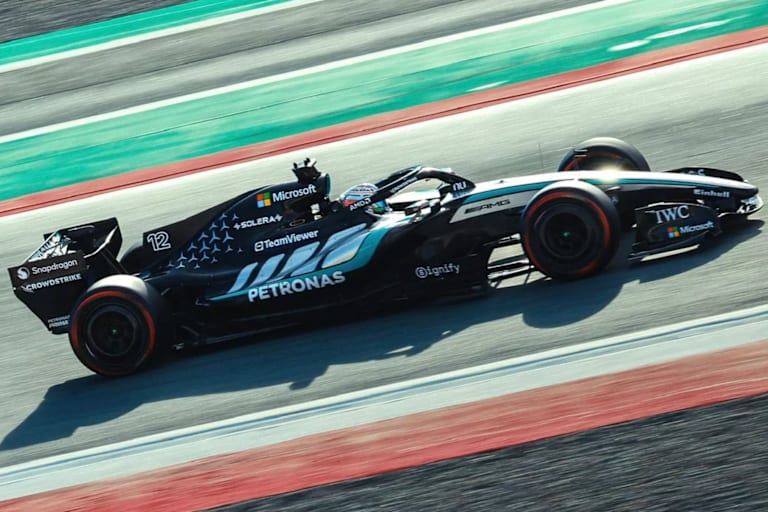 Kimi Antonelli im 2026er Mercedes