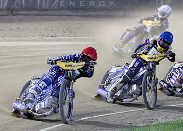 Im Finale: Zmarzlik vor Lambert und Woryna