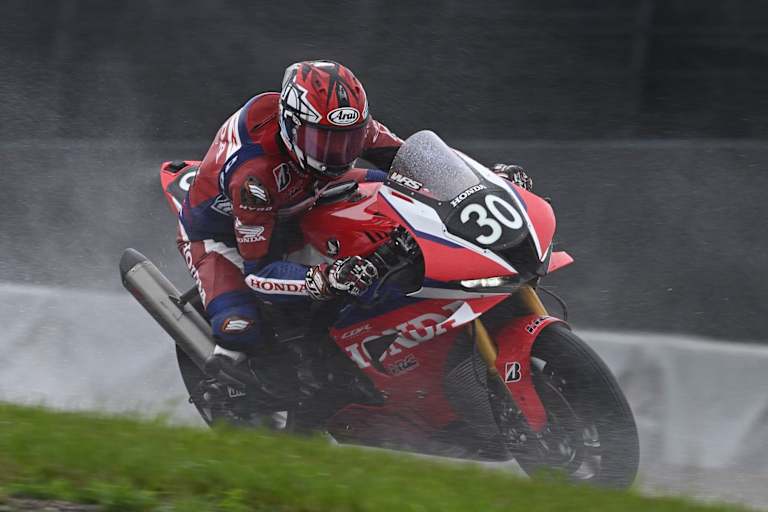 Takumi Takahashi auf der Werks-Honda