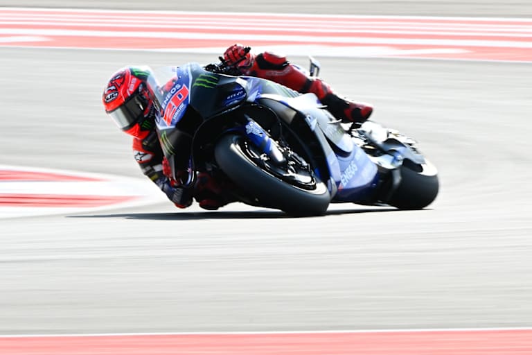 Fabio Quartararo hatte ein gutes Gefühl mit seiner Yamaha M1