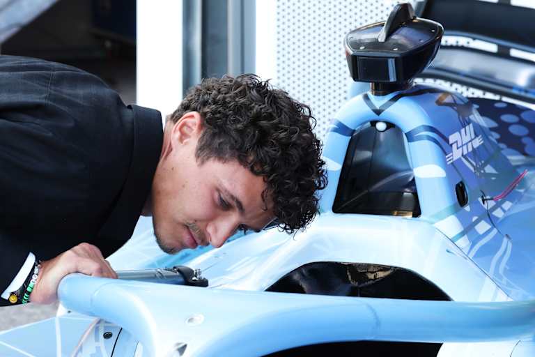 Lando Norris bei der Formel E