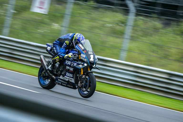 Karel Hanika hatte kein Glück bei seinem Stint