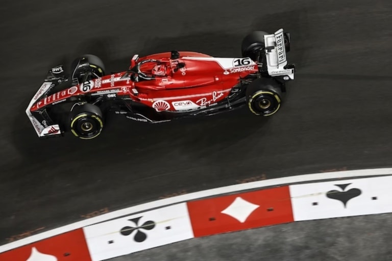 Charles Leclerc in Las Vegas 2023