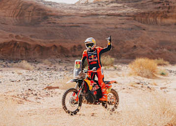 Luciano Benavides (KTM) holte einen weiteren Etappensieg bei der Dakar 2026