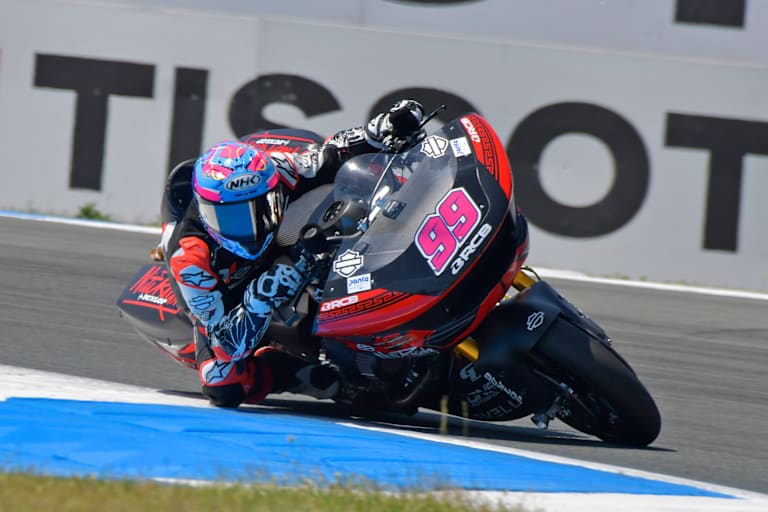 Oscar Gutierrez gewann in Assen das Sonntags-Rennen
