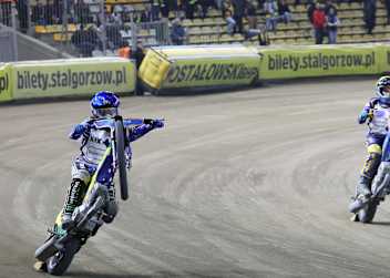 Jack Holder (li.) und Mathias Pollestad feierten in Landsberg