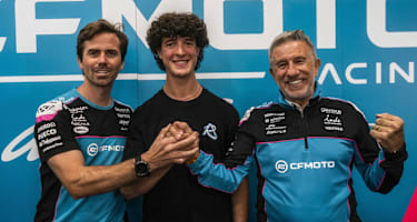 Nico Terol, Celestino Vietti und Jorge Martinez (v.l.)