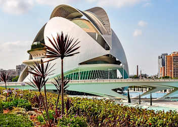 Die Ciudad de las Artes y Ciencias in Valencia