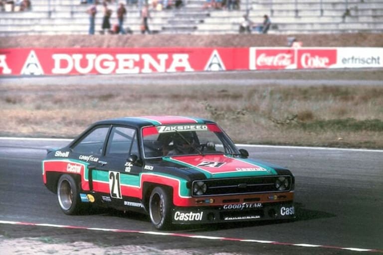 Hans Heyer im Zakspeed-Ford Escort in Castrol-Farben