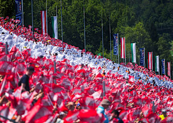 Österreichische Farben beim Österreich-GP 2025