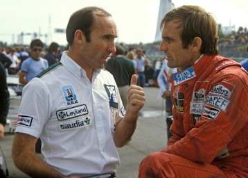 Frank Williams 1981 mit Carlos Reutemann