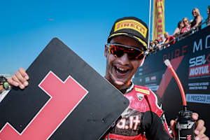 Iker Lecuona fuhr als Vater den ersten Superbike-Sieg ein