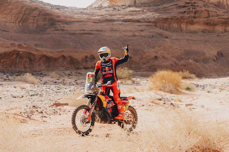 Luciano Benavides (KTM) holte einen weiteren Etappensieg bei der Dakar 2026