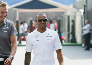 Lewis Hamilton mit Roscoe