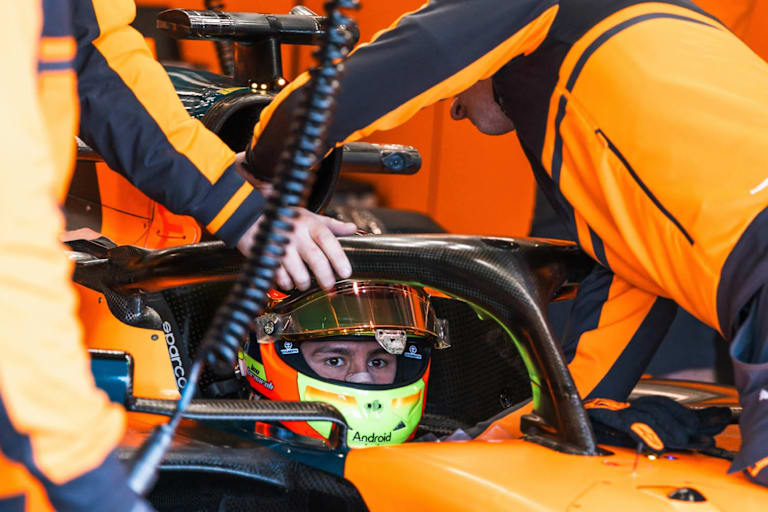 Leonardo Fornaroli im McLaren